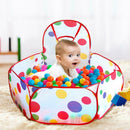 Baby Children Kids Outdoor Indoor Playing House Tent Pool+25pcs Ocean Balls