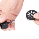 Billiards Snooker Pool Retractable Cue Chalk Holder with Belt Clip ZQBX