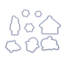 Silicone Christmas Stamp+Metal Cutting Dies Stencil Frame Scrapbook Album