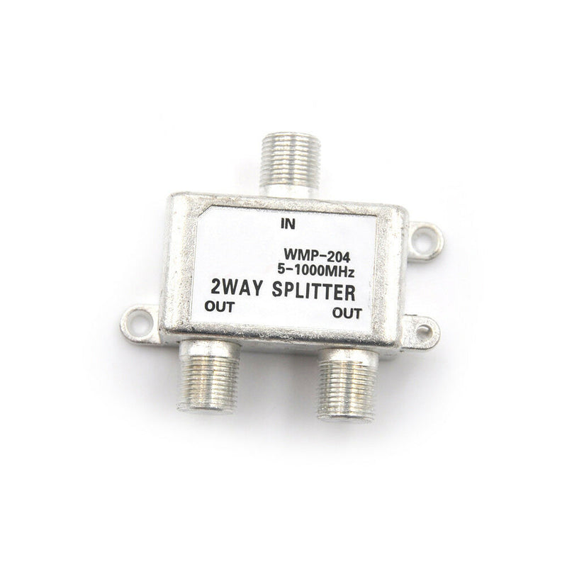 2 Way Splitter Signal Coaxial F Connector Cable TV Switch sd2