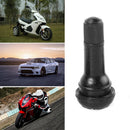 100pcs TR-413 Snap In Short Black Rubber Valve Stems TR413 Tubeless Valves A