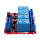 5V High / Low Level With Trigger Opto-isolator 4 channels Power relay moduleV9Q5