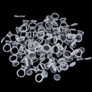 50x Pigment Tattoo Ink Cup Ring Holder Permanent Microblading Eyebrow Makeup MO