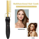 Hair Straightener Flat Irons Straightening Brush Hot Heating TOOLS Hair Z3E0