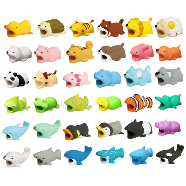 Cartoon USB Cable Protector Saver Earphone Cord Protection Wire Cover M&E