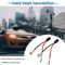 2x H1 LED Headlight Wiring Harness Male Plug Single Diode Converter Cables