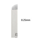 Lots Flexible Needles -Tattoo Permanent Makeup Manual Eyebrow Blade -Bevel