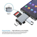 Micro USB 2.0 Type C to TF Memory Card Adapter OTG Smart Memory Card Reader