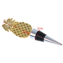 Pineapple Champagne Red Wine Bottle Stopper Vacuum Sealed Twist Favors GiftJR