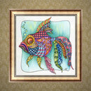 5D Embroidery Rhinestones Cross Stitch Decor Gift DIY Fish Diamond Painting