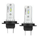 2pcs Super Bright Auto LED H7 Socket Fog Lamp Bulbs 2000LM 6000K 80W 12-18V