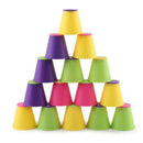 32x Rainbow Nesting Stacking Cups Early Educational Play Toys Toddlers Gifts