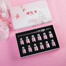12 Colors Bottled Dip Glass Pen Ink With 1Pc Fountain Dip Writing Signature Pen