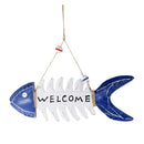 Nautical Decor Wooden Hanging Plaque WELCOME Sign for Shop Cafe Door -