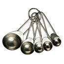 1Set/5pcs Stainless Steel Measuring Spoons Coffee Measure New Cooking