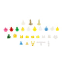 500 Auto Car Body Plastic Push Pin Rivet Trim Moulding Fastener Screwdriver Tool