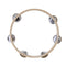 Kids 8" Hand Held Wood Headless Tambourine Bell with Metal Single Row Jingl