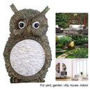 Solar Powered Decorative Garden Ornament Animal Birds Pathway Light LED Owl K0Q2