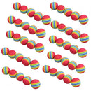 50pcs Golf Swing Training Aids Indoor Practice Sponge Foam Rainbow Balls