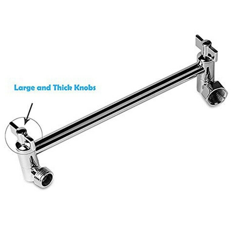 Shower Arm Extension, Arm Extender,Adjustable Height Shower Head Arm,Brass
