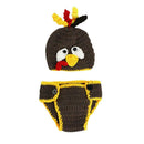 Cartoon Chick Baby Photo Shoot Winter Knit Costume Baby Photography Props A