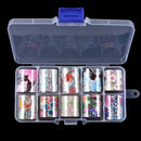 Flower Transfer Manicure Decor Nail Foil Nail Art DIY Stickers Holographic  Top