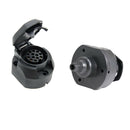 13 Pin Trailer Socket Wiring Connector 12V Tow Towing RV Parts With Dust Cap