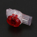 55 Pieces Gel Splice UR Connector 3 Port Wire Connectors Red+Clear S8R7