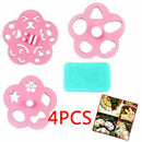 4Pcs/set Cute Sushi Onigiri Rice Ball Press Mold Kitchen Bento Accessories Tools