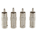 10 BNC Female TO RCA Male Plug COAX Adapter Connector