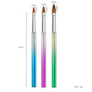 3x Nail Art Brush Set Nail Painting Brushes Liner Brush Nail Drawing Pens