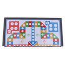 New Folding Chessboard Aeroplane Chess Dice Game Board Chessman Playing Set