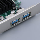 USB 3.1 (10 Gbps) 2-Port PCI Express (PCIe) - for Windows (R) XP / server2003 /
