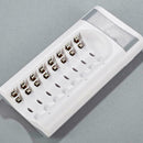 8 Slot Battery Charger For Ni-MH Ni-CD AA AAA Rechargeable Batteries USB Ch M6D6