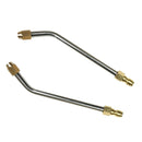 2PCS 1/4inch METAL WATER JET POWER WASHER PRESSURE NOZZLE LANCE FOR WATER