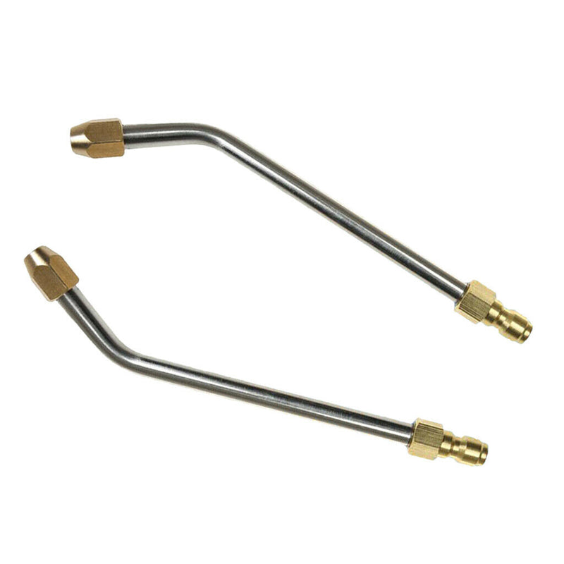 2PCS 1/4inch METAL WATER JET POWER WASHER PRESSURE NOZZLE LANCE FOR WATER