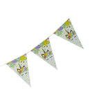 10pcs flags/set Hanging Paper Banner Garland For Kids Birthday Party  BX