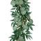 6.5-Foot Artificial Eucalyptus Garland and 6-Foot Willow Vine Branches Leaf E5G2