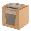 36 Packs 3.5 X 3.5 X 3.5 '' Kraft Bakery Box with Gift Boxes in