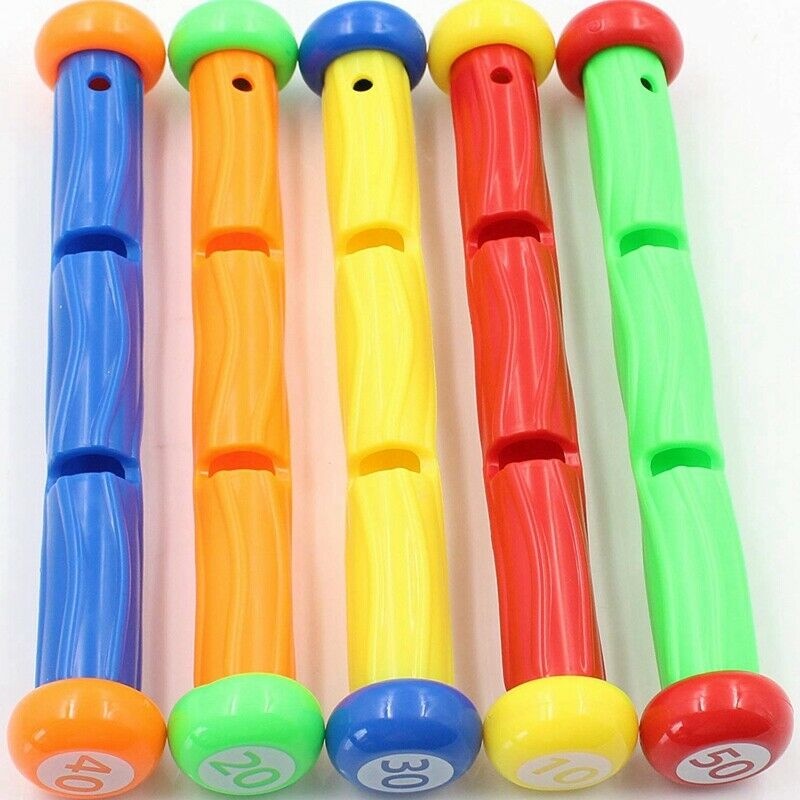13 Pack Dive Pool Toys Blaster Torpedo Dive Ring and Diving Rod Pool Dive T Q5J1