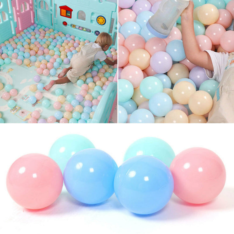 10x Soft Plastic Ocean Balls Swimming PIt Pool Game Baby Kid Children Fun Toys