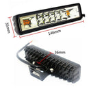 48W Strobe Flash Work Light Led Light Bar Red White Blue For Offroad 4X4 At