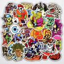 50pcs Cool Funny Stickers ! Laptop Car Skateboard Wall Helmet Vinyl for suitcase