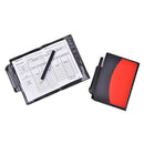 Soccer Referee Red Yellow Card Record Referee Tool Leather Case Pen Notebook BX