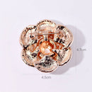 Enamel Camellia Flowers Channel Jewelry Brooches Broaches For Women Sweater