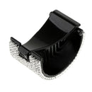 2 Pieces Blingbling Rhinestone Hair Grip Clip Crystal Cuff
