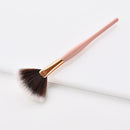Fan-shaped Pro Makeup Brush Loose Powder Foundation Blusher Cosmetic Tool