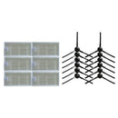 12x side brush 6x HEPA Filter kit for CHUWI ilife v5s v5 x5 ilife V3s v3s prI4B2