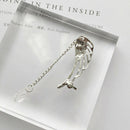 Angel Wing Stylist Crystal Earrings Drop Dangle Ear Stud For Women