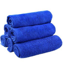 50X Microfiber Cleaning Cloth Blue Towel Set for Car Polishing Auto Det 30x
